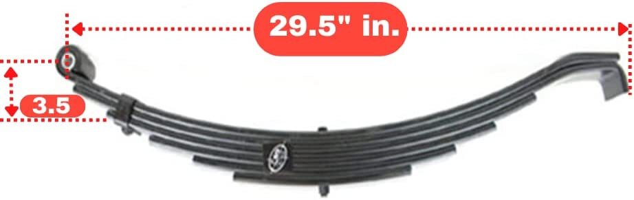 SOUTHWEST WHEEL 2-Pack 6-Leaf Trailer Slipper Spring (4000 lbs)