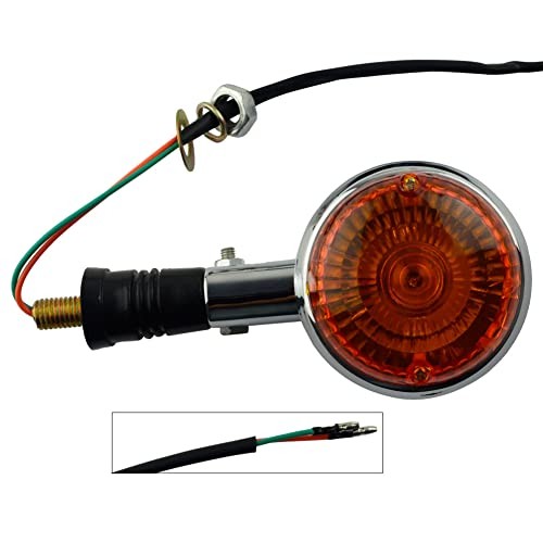Motorcycle Turn Signal Lights - Universal Rear Indicator Replacement for