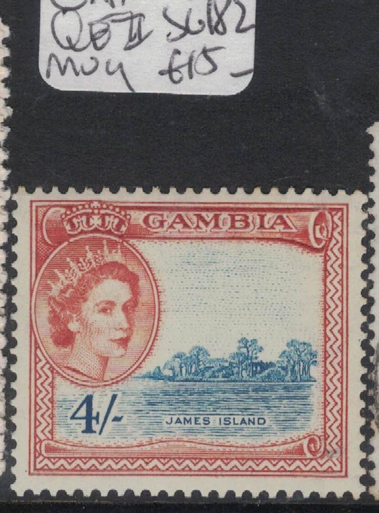 Gambia QEII SG 182 MOG (10fux)