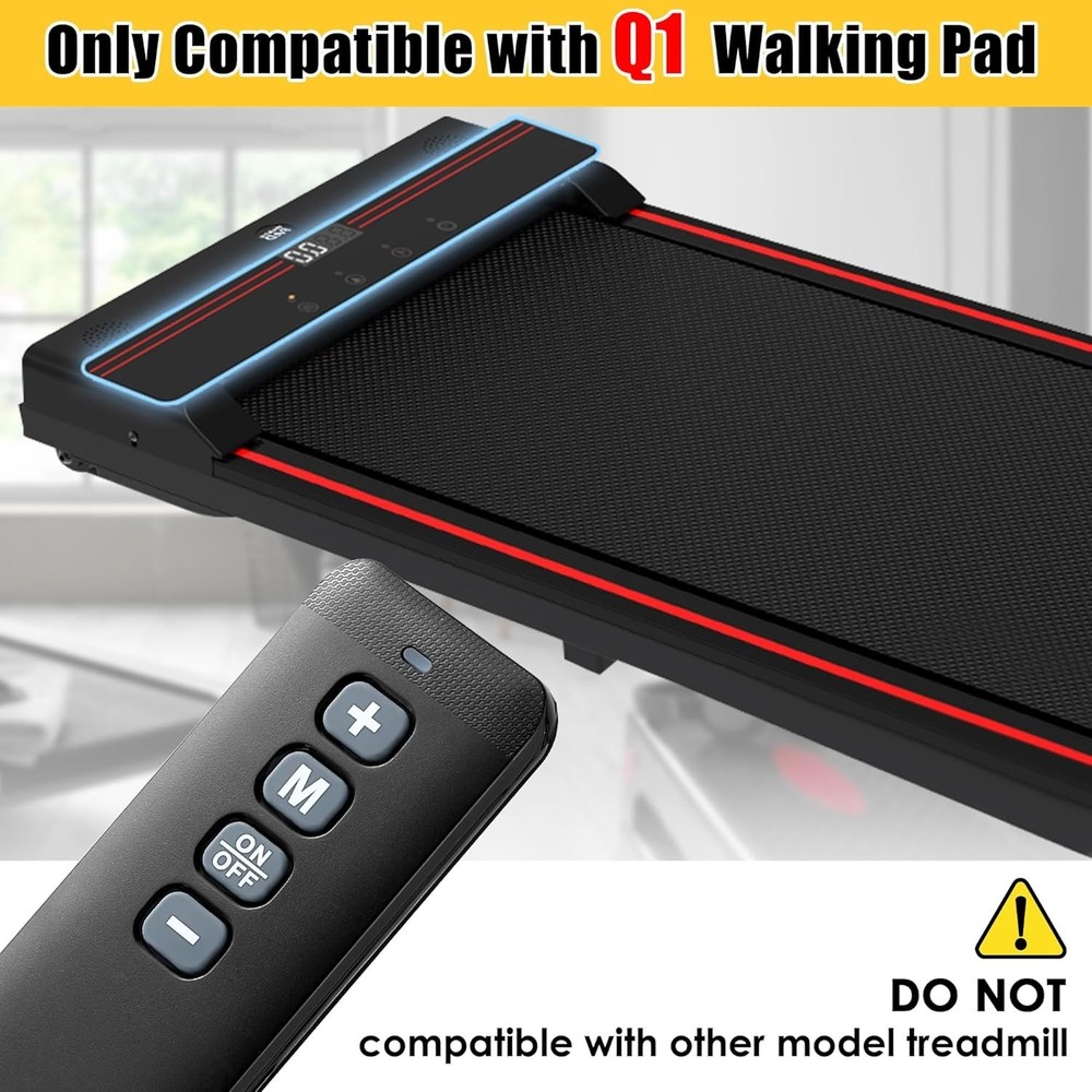 Infrared Treadmill Remote Control for Walking Pad Q1 - Includes 2 AAA Batteries
