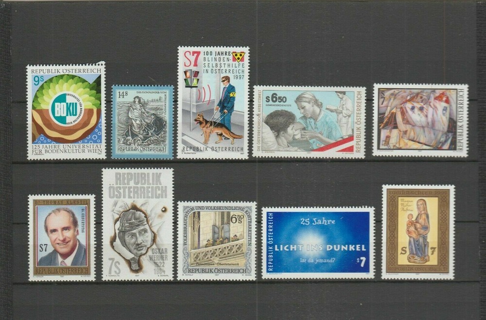 AUSTRIA - 1995 to 1997 With Mini Sheet - MINT/NH