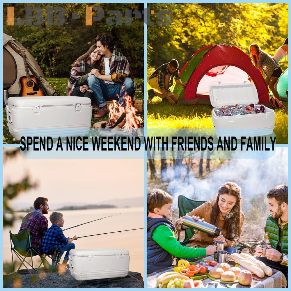 Cooler Latch Posts and Screws,Replacement High Strength White