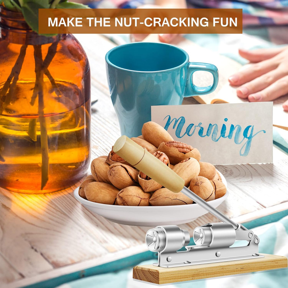 Nutcrackers for Nuts, Nut Crackers for Pecans, Heavy Duty Nut Cracking Tools, Ad