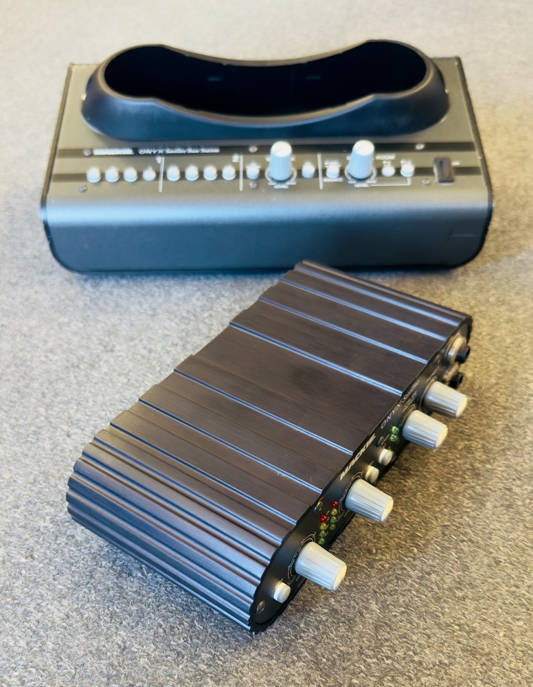 Mackie Satellite System FireWire 2-channel Audio Interface, pod and base