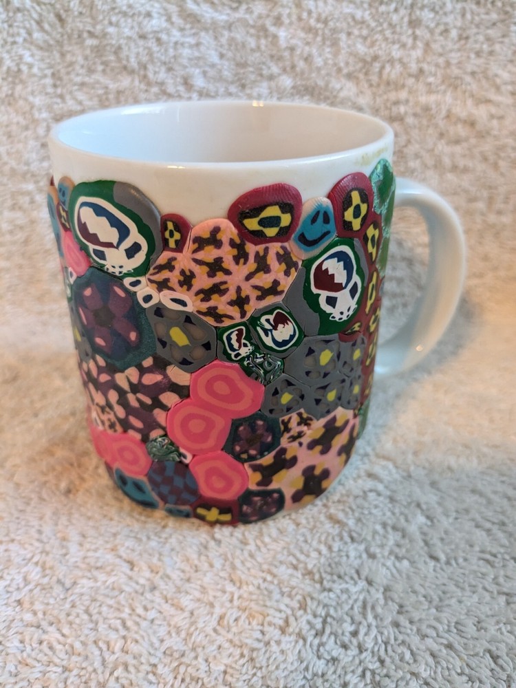 Custom Made Grateful Dead Smiley Face Coffee Mug