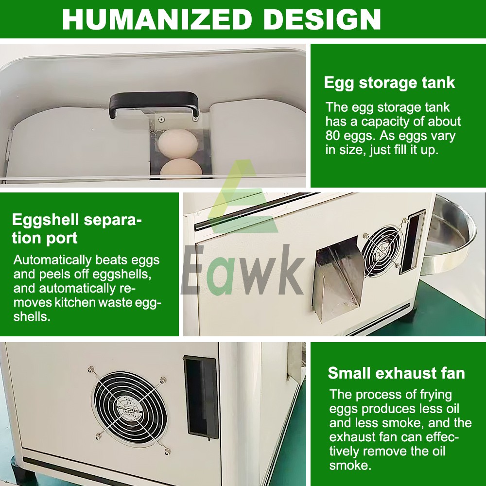 Automatic Fried Egg Maker Commercial Soft Boiled Egg Non-Stick Frying Machine
