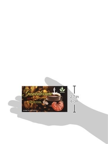 Black Coffee with Ganoderma 2-in-1 20 Count (Pack of 1)