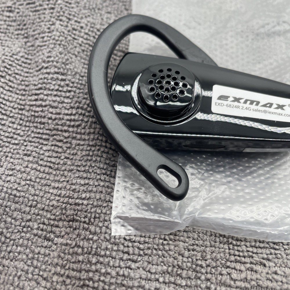 EXMAX EXD-6824 2.4G Wireless Ear-hook Receiver Replacement for Tour Guide