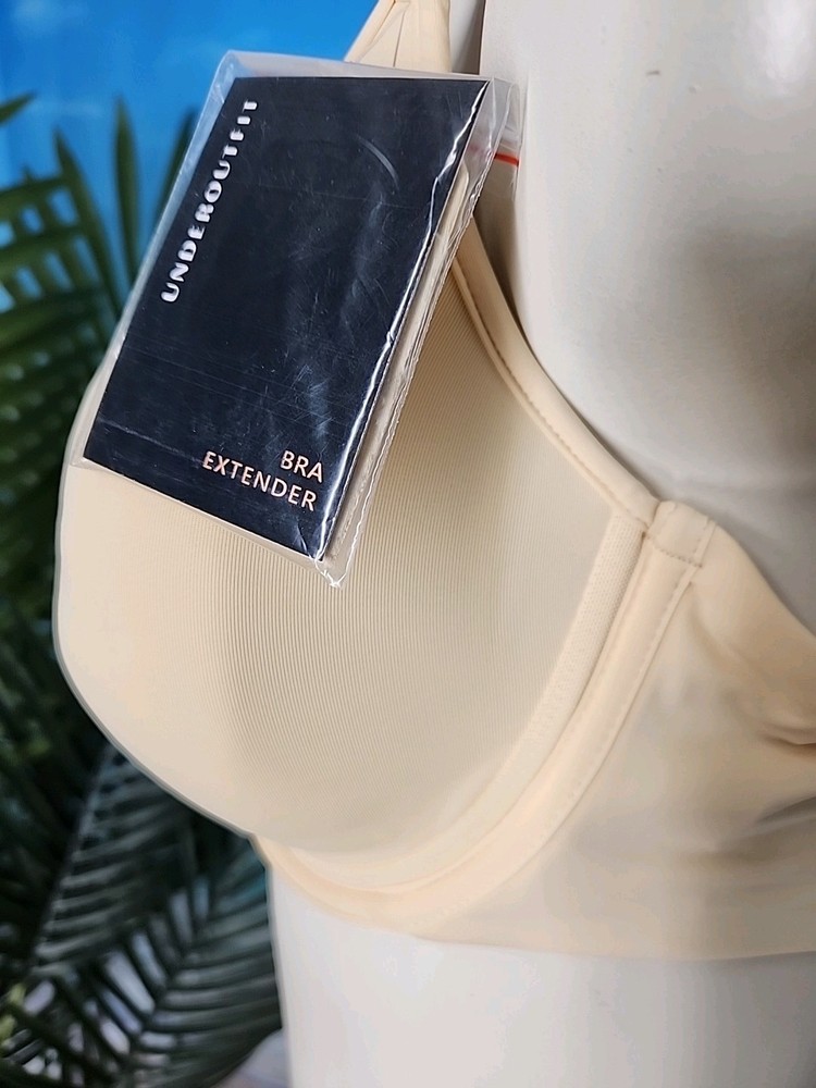 UNDEROUTFIT Ultimate Coverage Bra Underwire Adjustable Straps 38C Sand