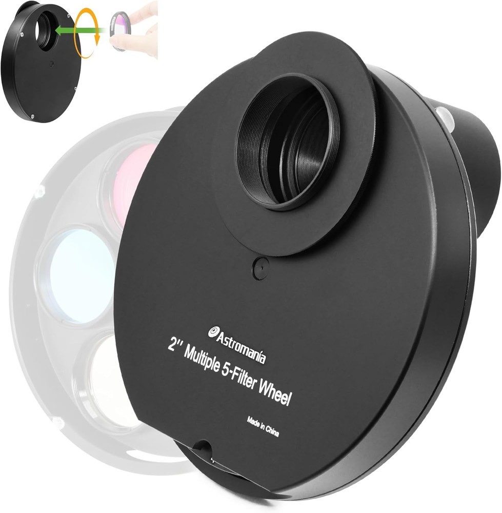 Astromania 2" Multiple 5-Position Filter Wheel for 2