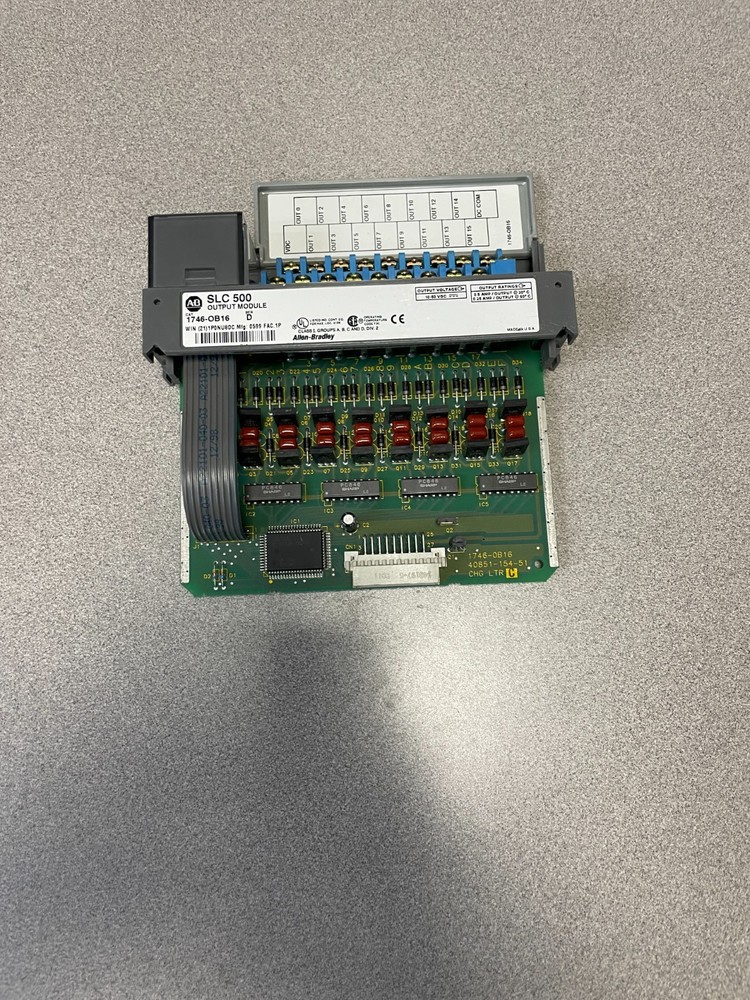 SLC 500 output module 1746-OB16 Good condition