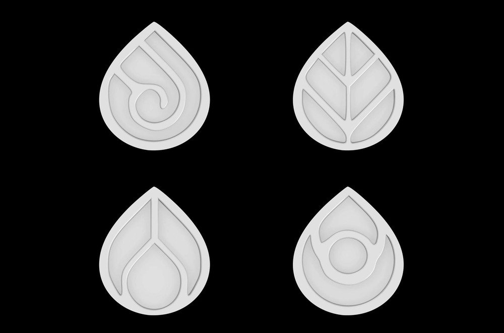 Classic 4 Elements Molds