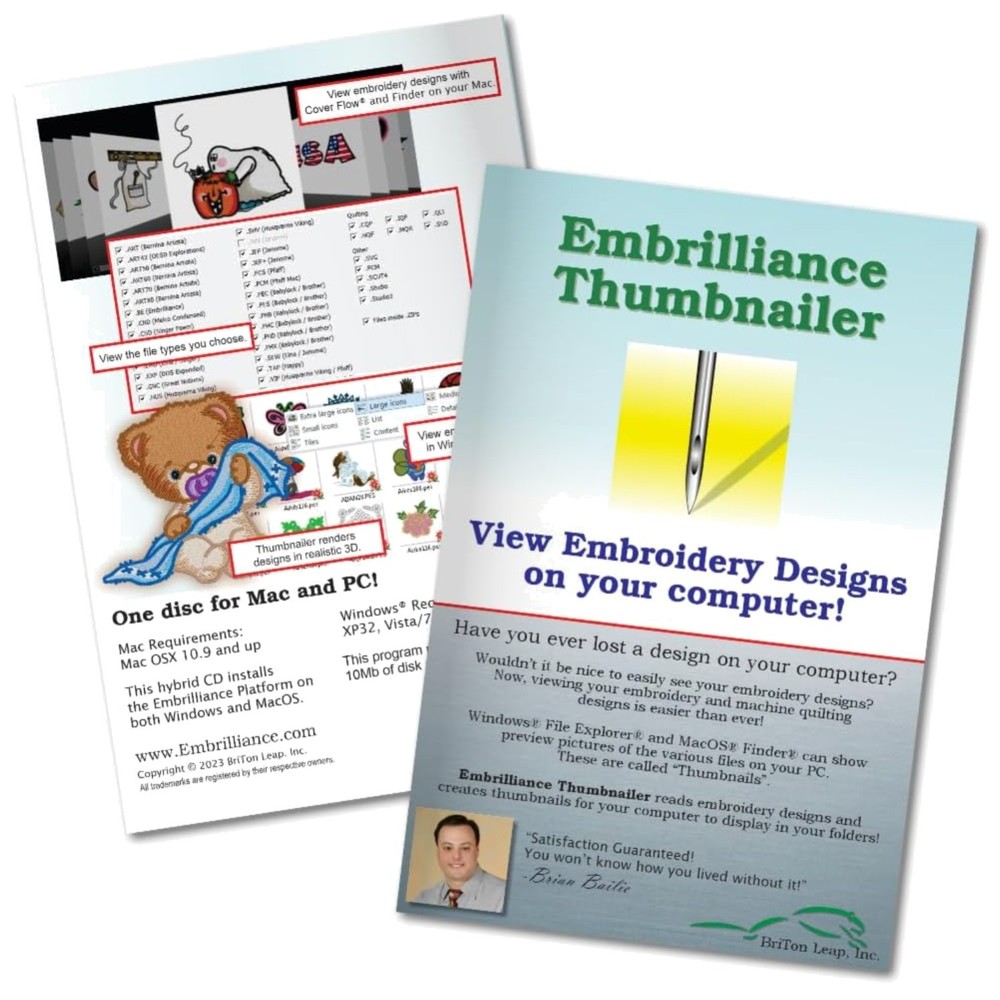 Machine Embroidery Software for Windows & MacOS