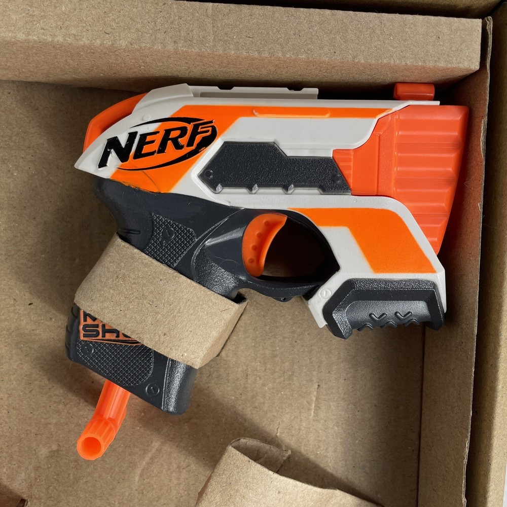 NERF MicroShots 6-Blaster Bundle - 6 Mini Dart-Firing Elite Blasters OPEN BOX