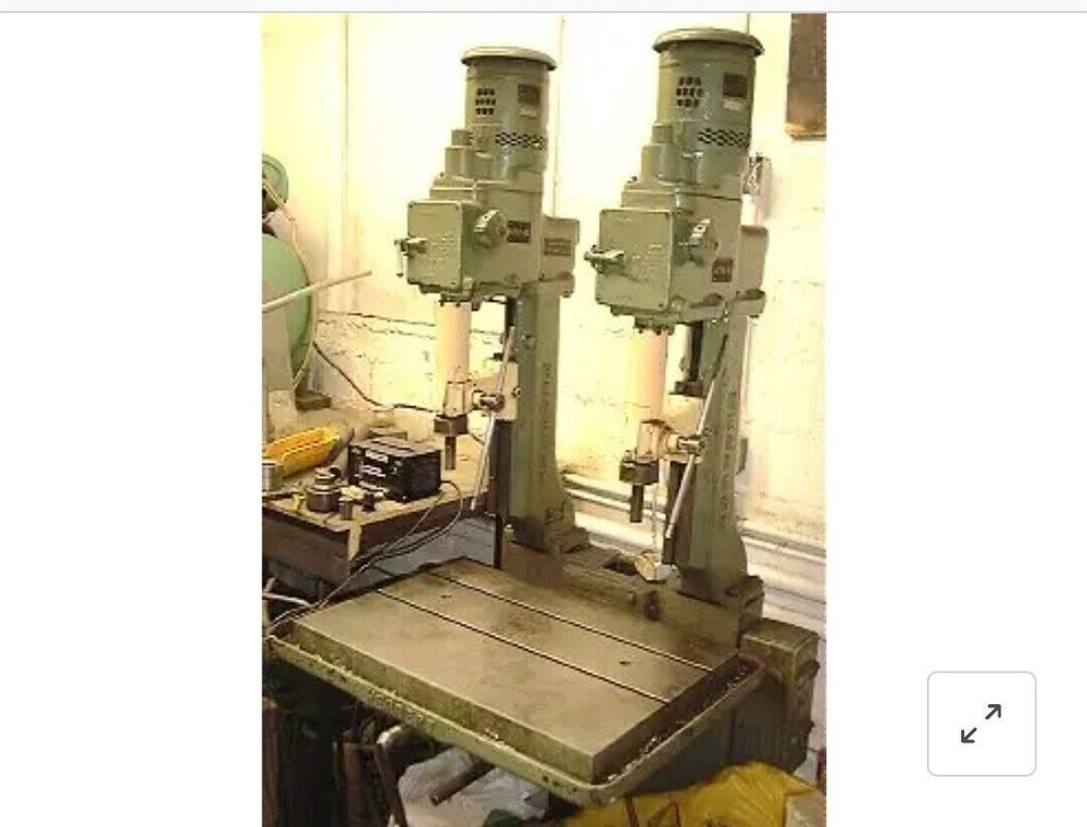 Drill, column, double head "Herbert" precision, 2 MT, (England)