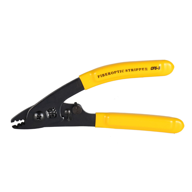 Three-port Fiber Optic Stripper Pliers Wire Strippers FTTH Cable Stripping Tools