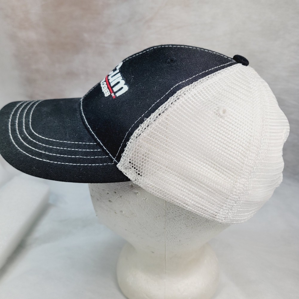 Rare MarCum Technologies Mesh Cap, Black & White Adjustable