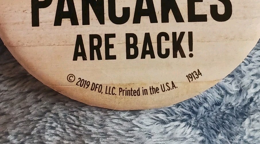 2019 Pumpkin Pancakes Are Back Restaurant Server Pinback Button