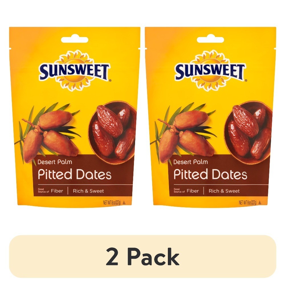 (2 pack) , Desert Palm Pitted, Dates, 8, oz