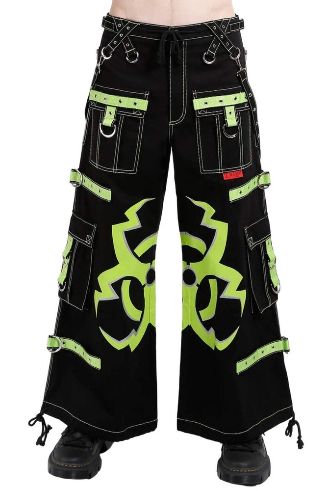 Tripp NYC Mega Biohazard Pants [Black/Lime]