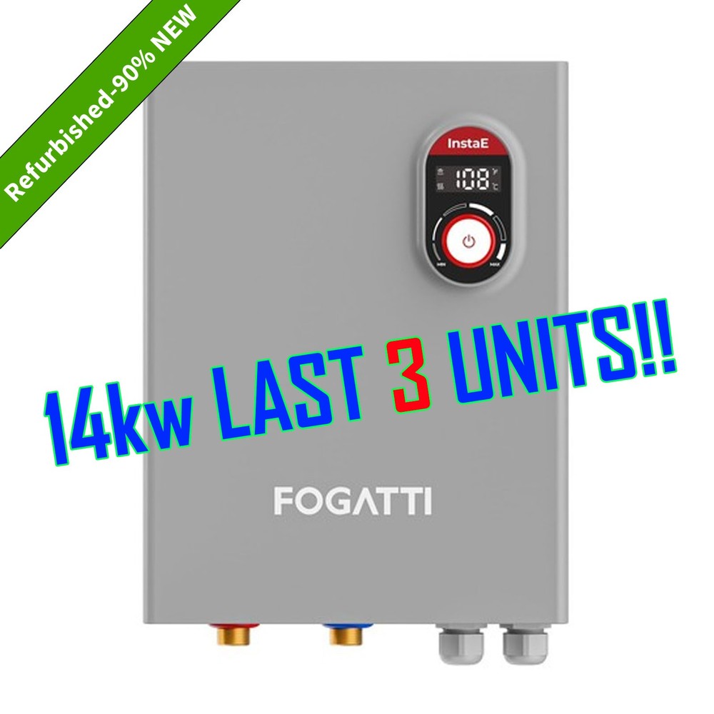 Used - 14KW Tankless Water Heater Electric , Whole House Instant Hot Boiler 240V