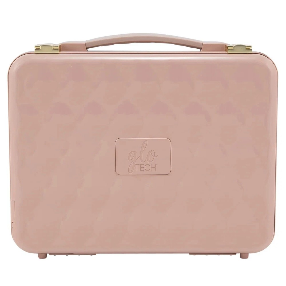 Glo Tech Beauty Case With LED Mirror - Pink - Light Use