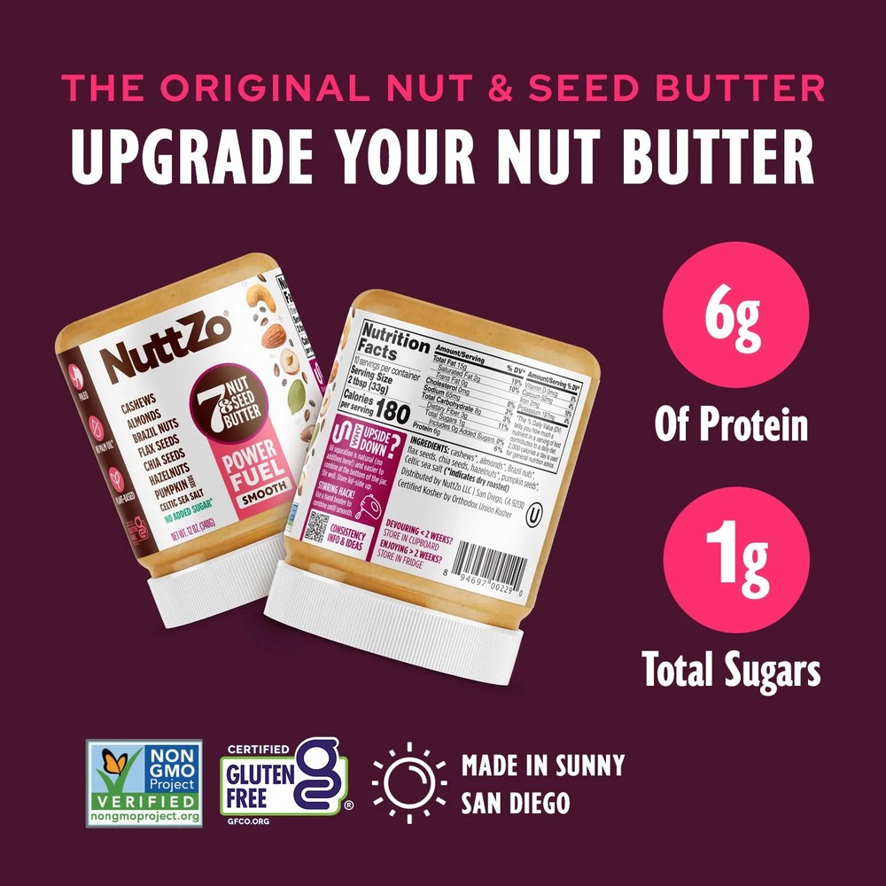 Mixed Nut Seed Butter Smooth Spread