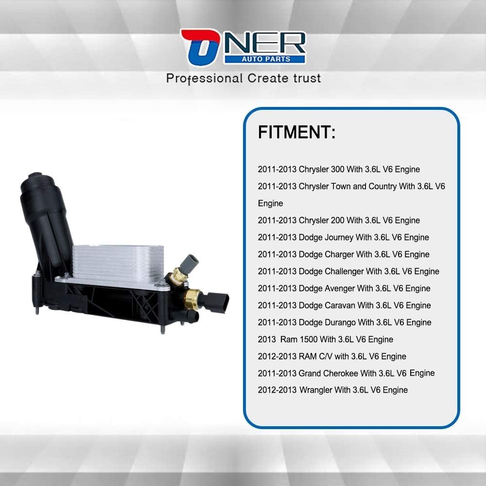 Engine Oil Cooler and Filter Housing Adapter 2011-2013