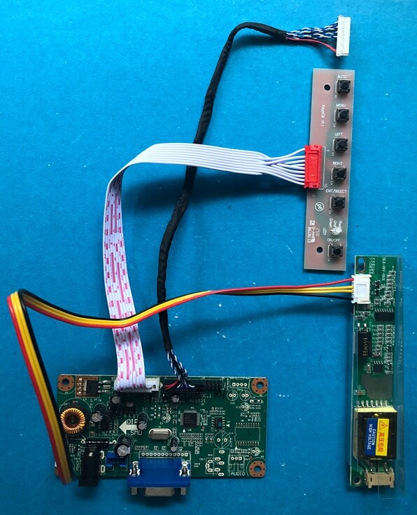 VGA LCD Controller Board for 14.9" 1280x390 CCFL LCD Screen LTA149B780F