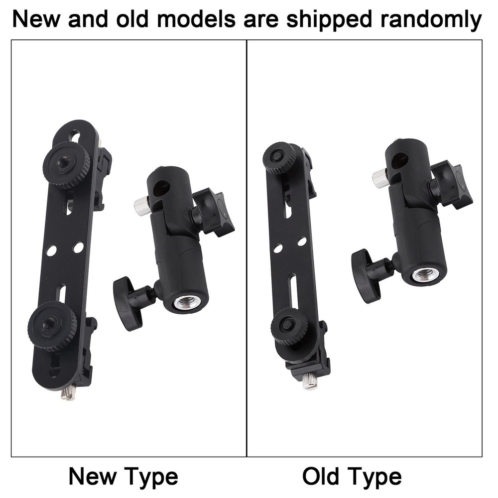 Dual Flash Bracket Sturdy Flash Umbrella Holder For Most Flash Tripod Or