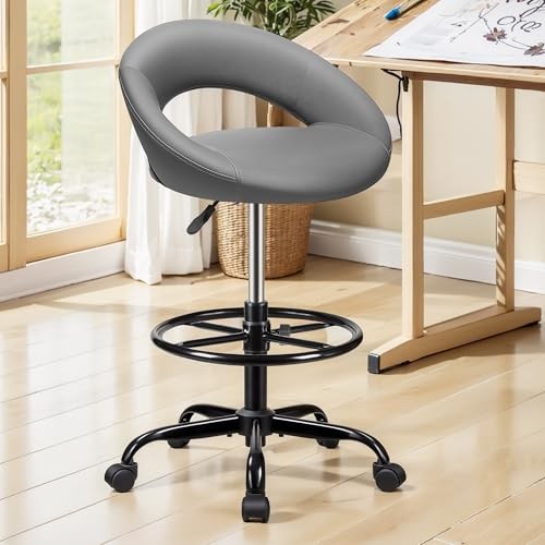 BESTFAIR DRAFTING CHAIR FOR STANDING DESK HEIGHT ADJUSTABLE - Scratch & Dent