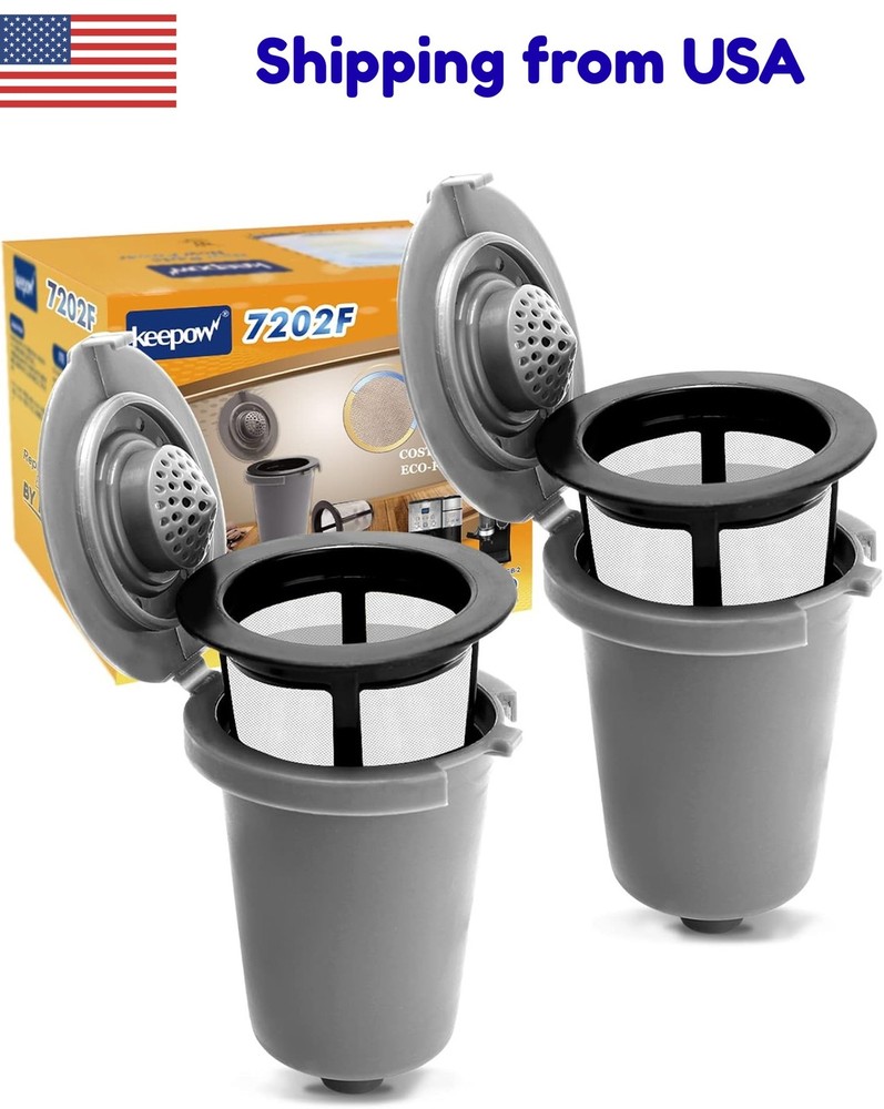 Cuisinart Coffee Maker Reusable Filter Cup Replacement Parts - 2 Pack