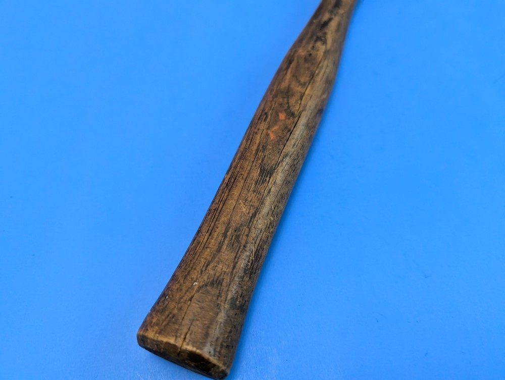 Vintage Wood Handle Claw Head Hammer 3/4" Face