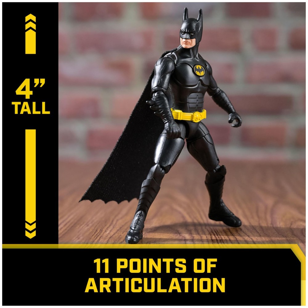 DC Comics Batman, Batwing and 4-inch Batman Figure Set, 1992 1, Multicolor