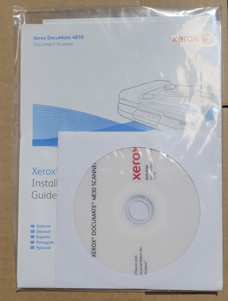 Xerox DocuMate 4830 Flatbed Scanner Simplex/Duplex-RECONDITIONED
