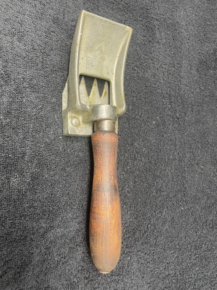 Early Wood Handle Ice Shaver