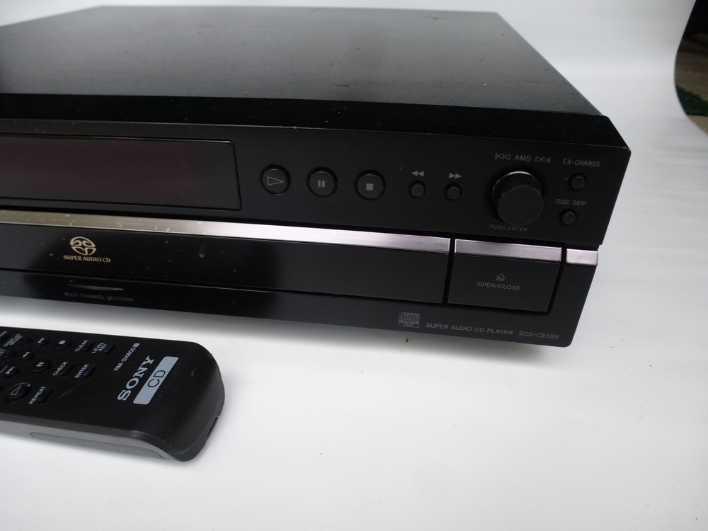 Sony SCD-CE595 Super Audio CD Player 5 Disc Changer - with Remote TESTED