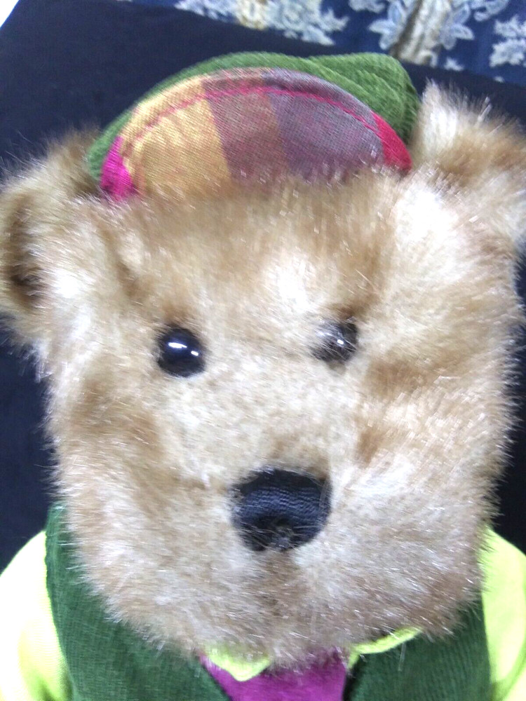 Terry Skostad 16'' Plush Bears 'Ives' 2002 & 'Everett' 2006
