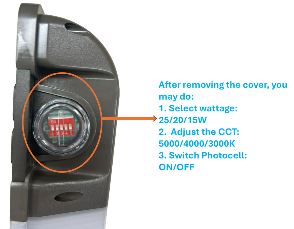 10 Pack LED Mini Wall Pack WATT CCT Selectable Photocell Installed