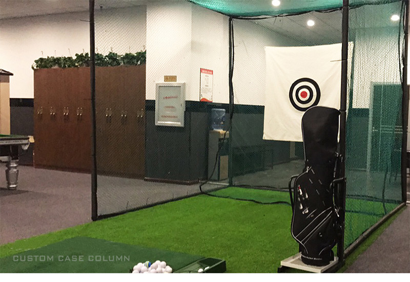 9.8ft Golf Practice Net Folding Golf Hitting Cage Practice Net Training Aid