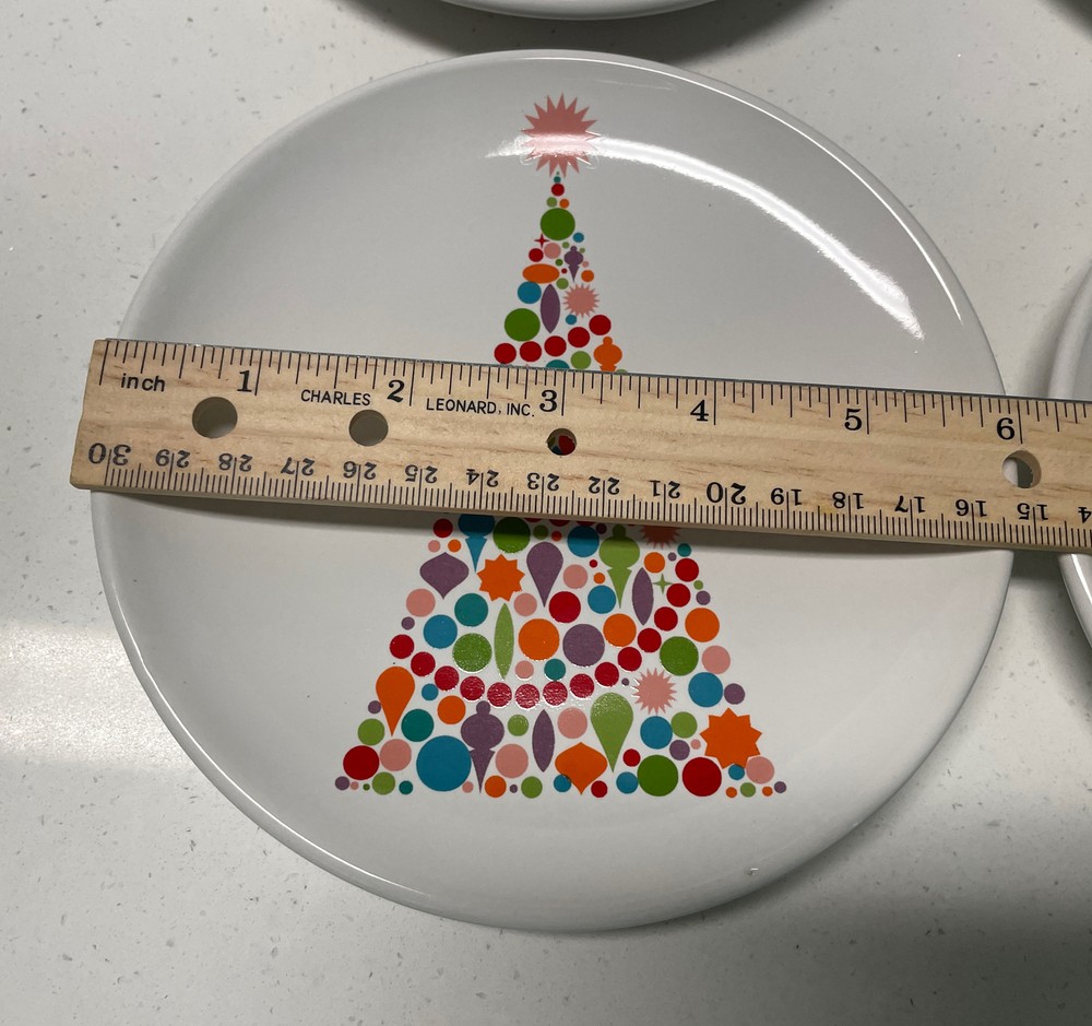 Room Creative Signature Appetizer Plates (4) Bright Tree