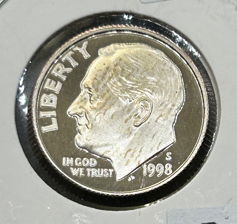 1998 S ROOSEVELT DIME PROOF