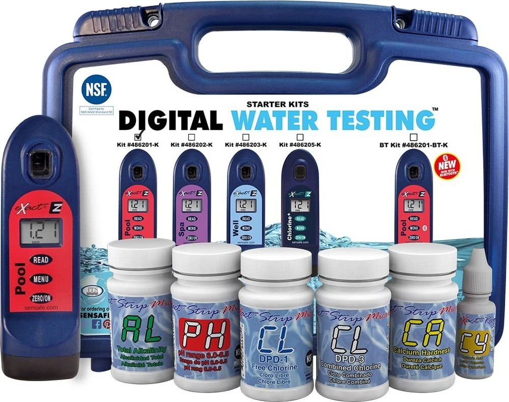 Pool EZ Photometer Starter Kit 10 Parameters Water Testing Digital Reader NSF