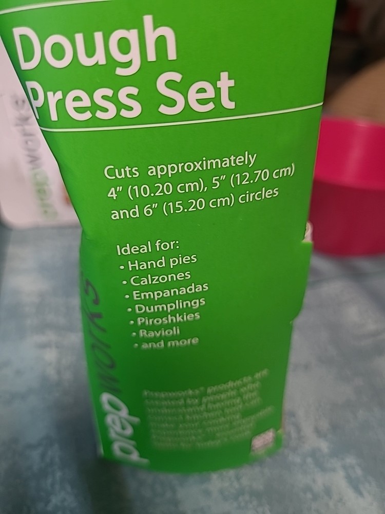 3pc Dough Press Set - Versatile Pie, Empanada, Dumpling Makers, BPA-Free
