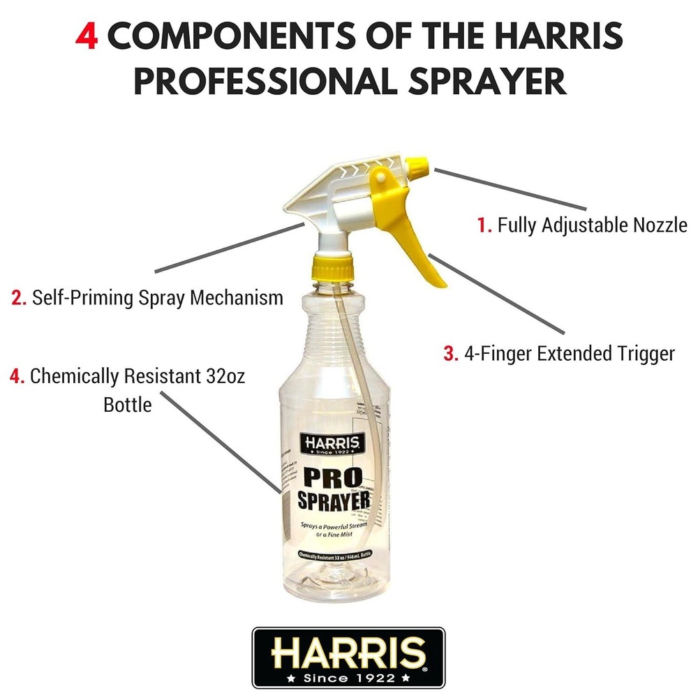 Harris Professional Spray Bottle 32 oz. 2-Pack