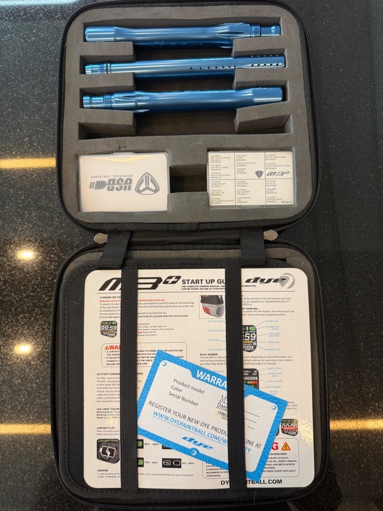 Dye M3 Paintball Marker - Deep Blue