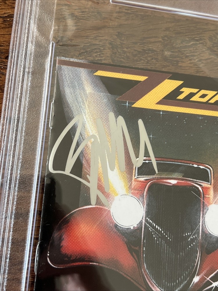 Billy Gibbons Signed Eliminator Cd PSA/DNA Coa Slab Autographed