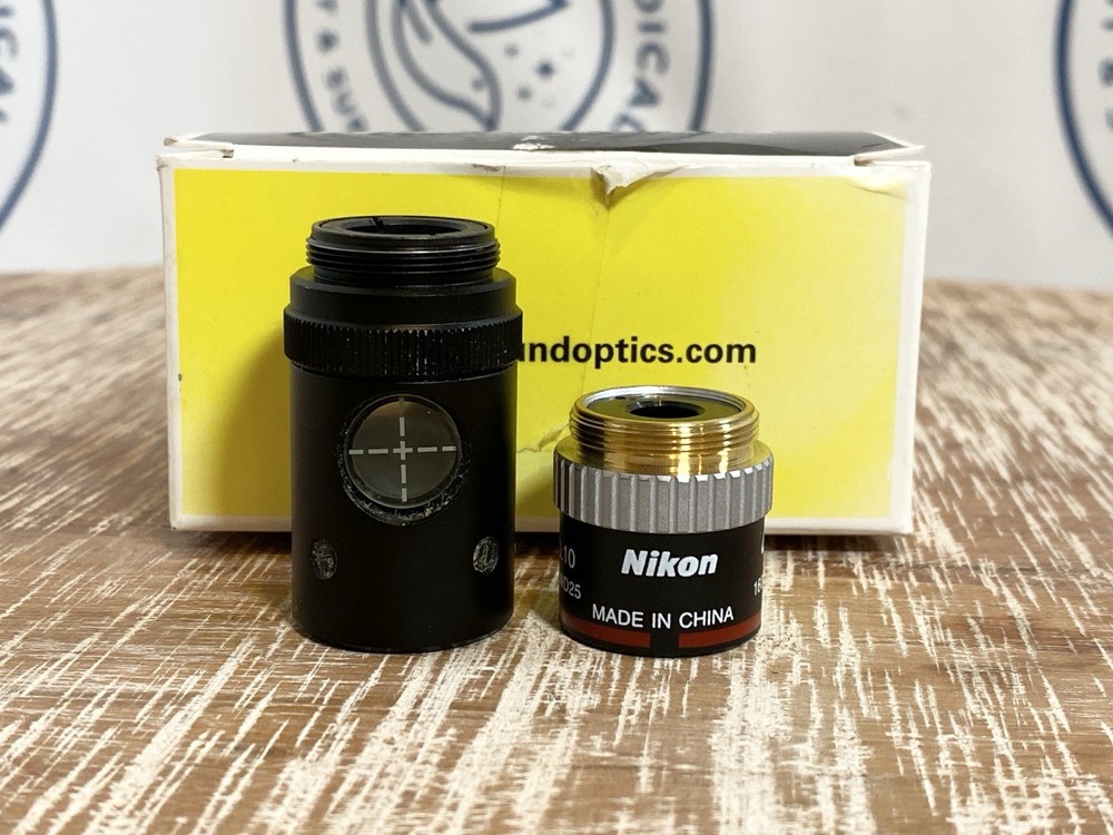 Nikon 4 4/0.10 160/-WD25 Microscope Objective