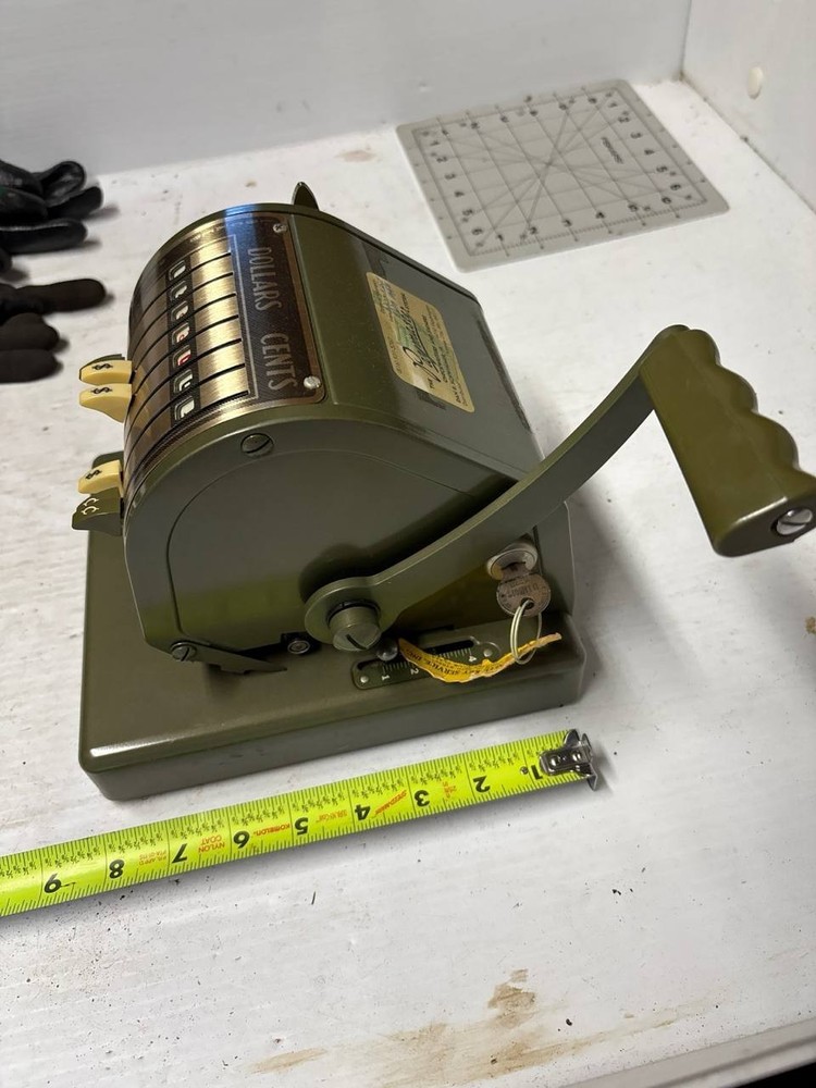 Paymaster Series X-550 check writer locked protection