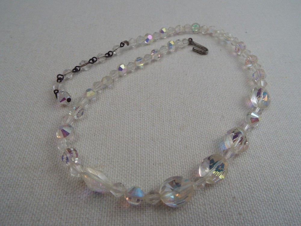 Crystal Glass Bead Necklace (H1)